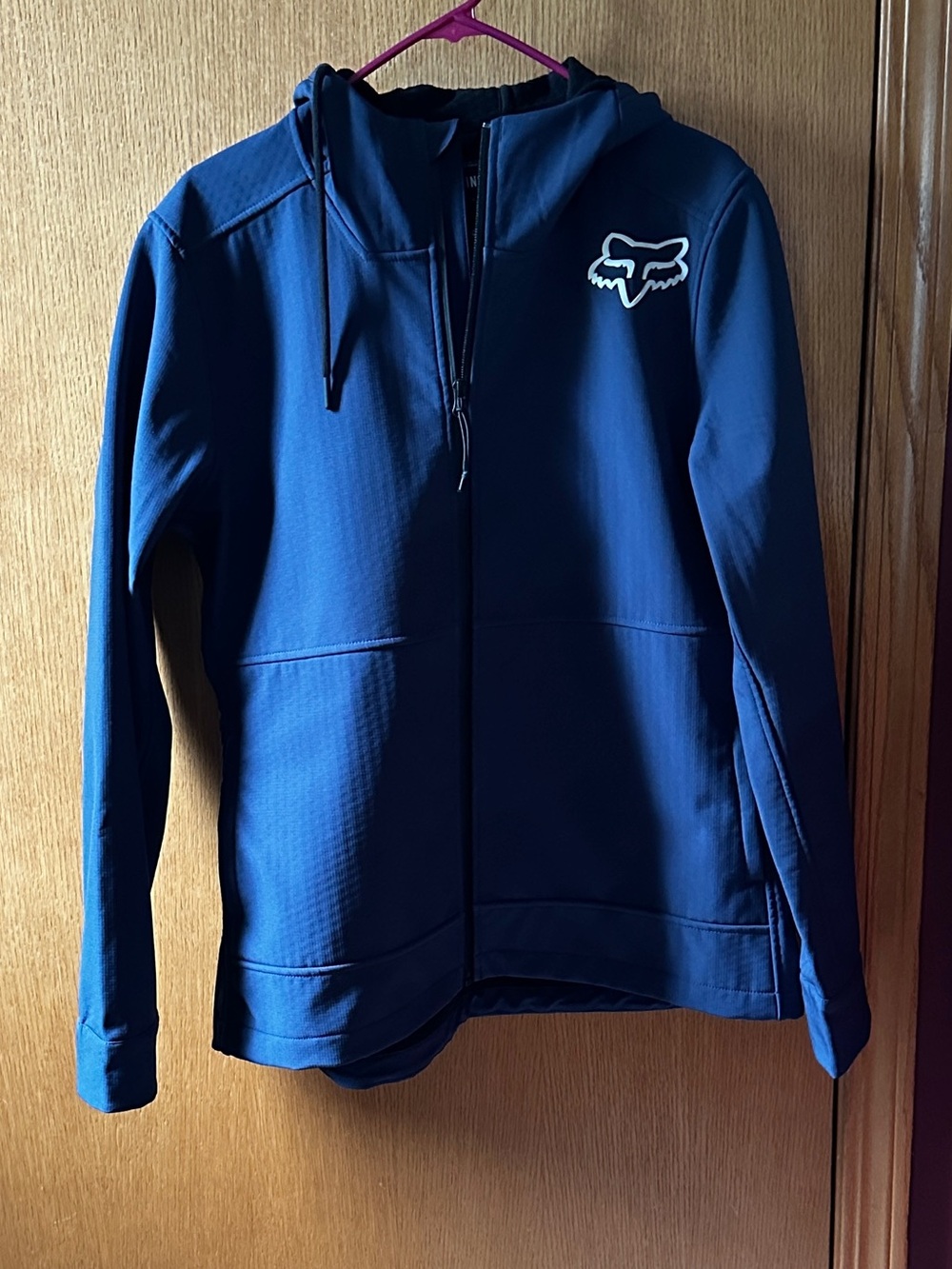 NWOT Fox Blue Zip-Up Hooded Jacket Womens